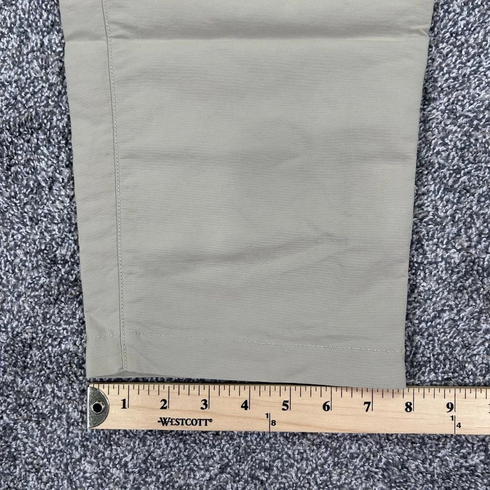 The North Face Convertible Hiking Pants‎ Mens 38 Beige Integrated Belt Outdoors